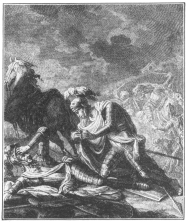 The eldest son of King William rebelled against his father’s authority and fled to the castle of Gerberoi. King William pursued him and besieged the castle. During the siege the king was wounded by his son in single combat, but they were afterwards reconciled.