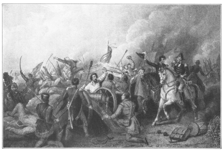 General Jackson at the Battle of New Orleans.  {320}From the painting by D. M. Carter