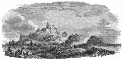 RUINS OF THE PYRAMID OF CHOLULA.