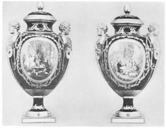 Image unavailable: Courtesy Metropolitan Museum of Art  A Pair of Sèvres Porcelain Covered Vases