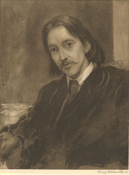 Robert Louis Stevenson, from a sketch in oils by Sir  William B. Richmond, K.G.B., R.A.