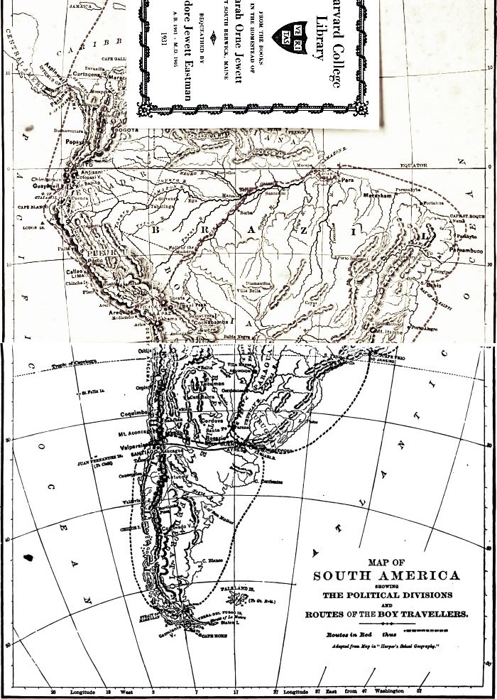 MAP OF SOUTH AMERICA