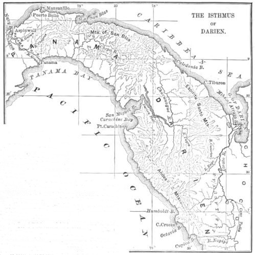 MAP: THE ISTHMUS OF DARIEN