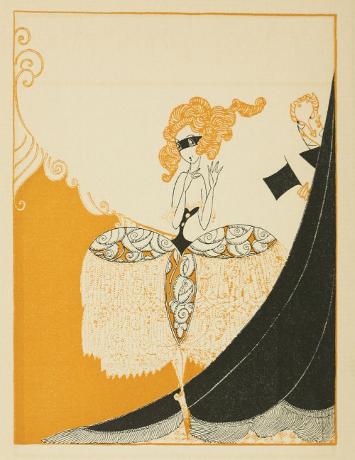 frontispiece: woman in fancy dress