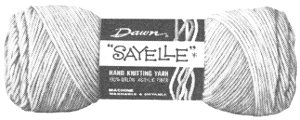 Dawn “SAYELLE” HAND KNITTING YARN