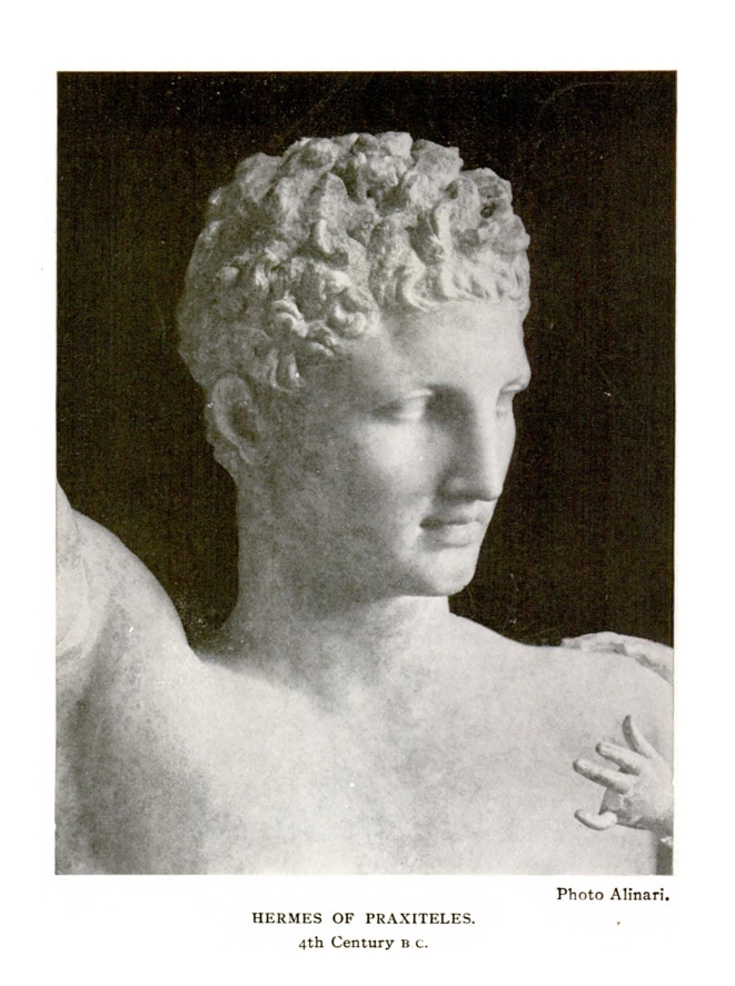 HERMES OF PRAXITELES. 4th Century BC.