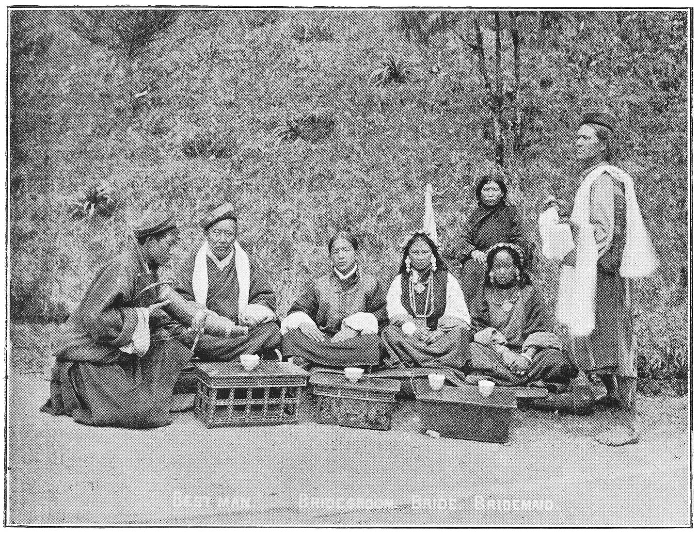 CHANG-SA RGYAB-PA, WINE-DRINKING CONCLUDING WEDDING CEREMONIES.