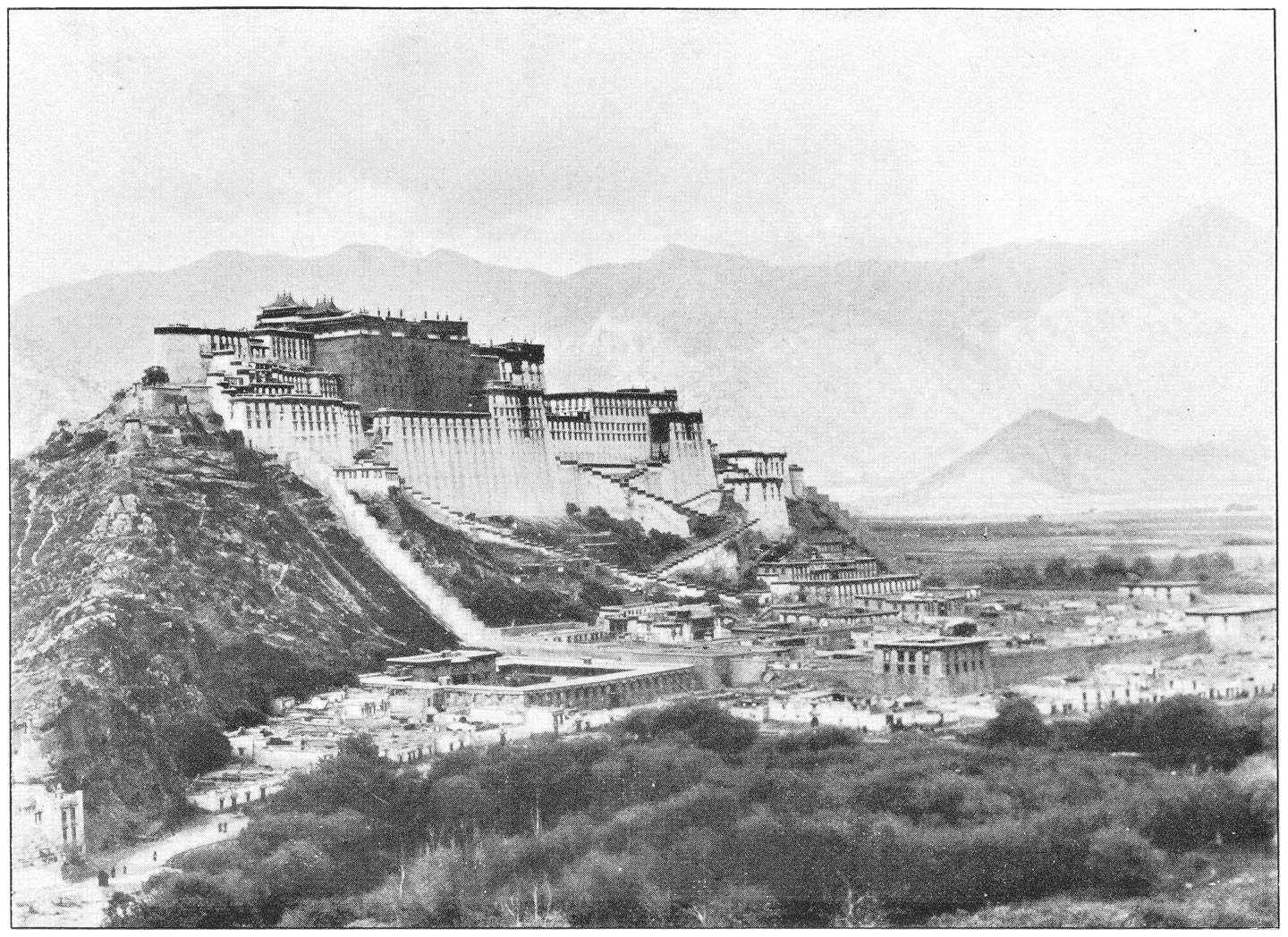 POTALA, THE PALACE OF THE GRAND LAMA.