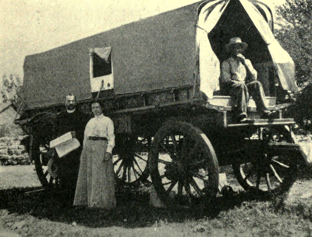 The New Kuruman Waggon, with Mr. and Mrs. J. Tom Brown