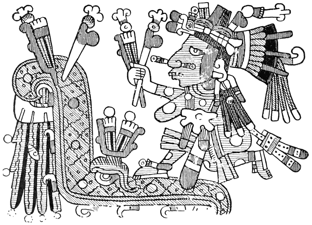 Xolotl. (From the Codex Borgia.)