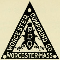 WORCESTER COMPOUND CO ·   WORCESTER · MASS P·D·Q TRADE MARK