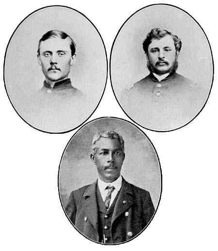 MAJOR H. A. WHITNEY,  LIEUT. J. B. WEST,  HENRY BATCHLOT,