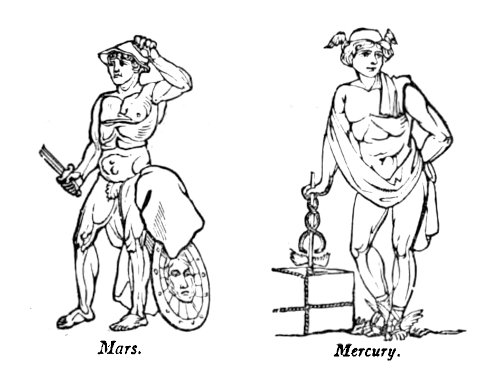 Mars and Mercury