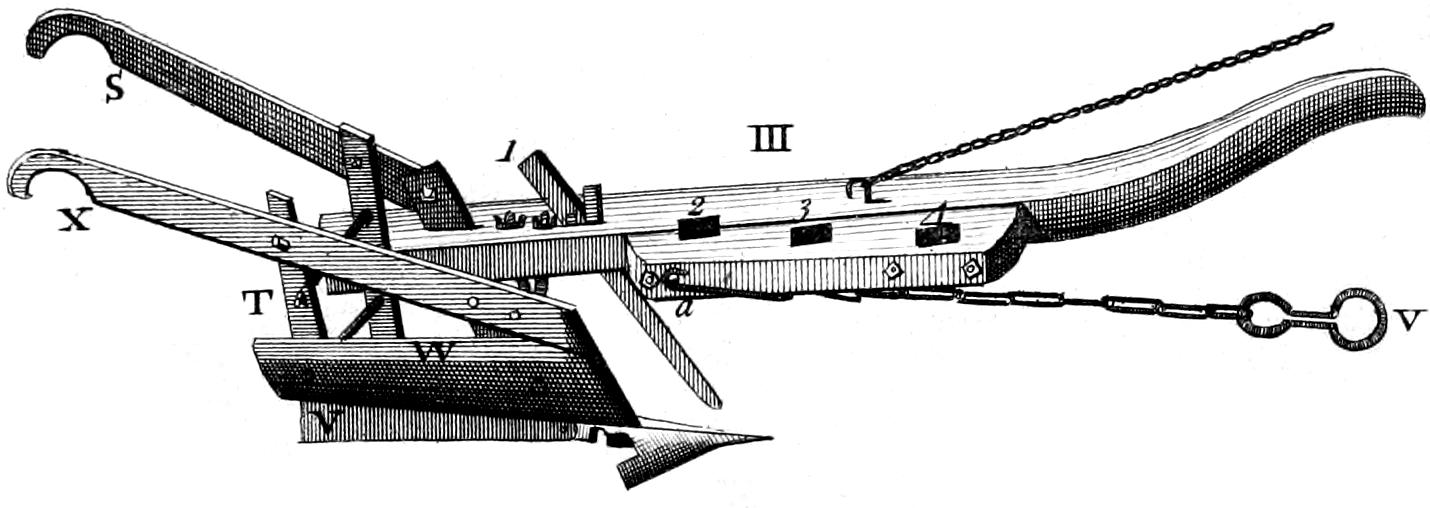 Four-coulter plough