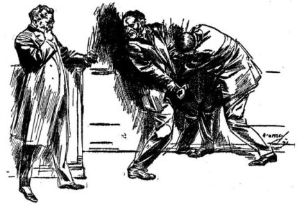 "'You have ordered handcuffs put on a prisoner <i>for the last
time</i>.'"