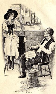 "'I DON'T WANT TO BE JUST AN OLD MAID SISTER IN
 SOMEBODY ELSE'S HOME.'" (See page 34.)