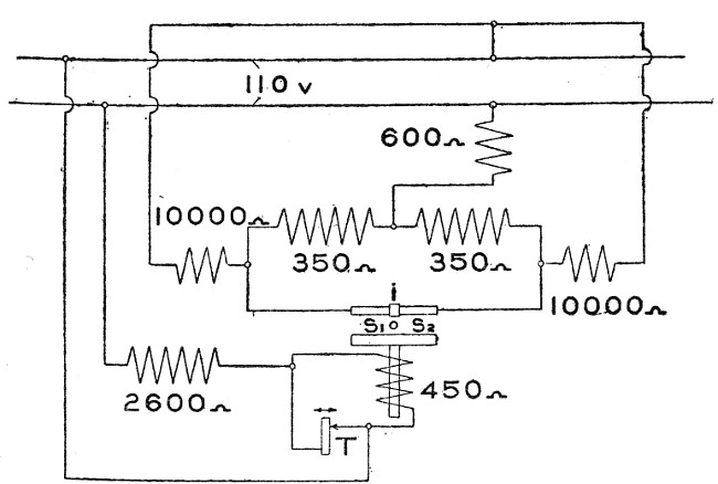 Fig. 22.—Diagram of wiring of complete 110-volt
circuit.