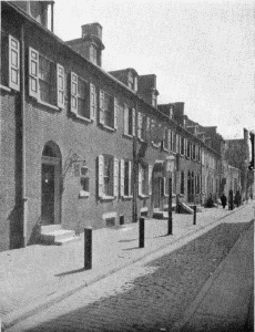 Plate III.—Camac Street, "The Street of Little Clubs";
Woodford, Northern Liberties, Fairmount Park. Erected by William Coleman
in 1756.