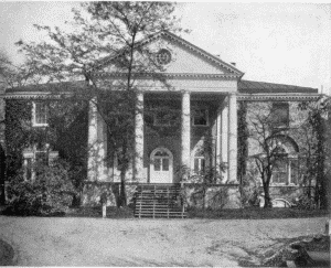 Plate XII.—The Woodlands, Blockley Township, West
Philadelphia. Erected in 1770 by William Hamilton; Stable at The
Woodlands.