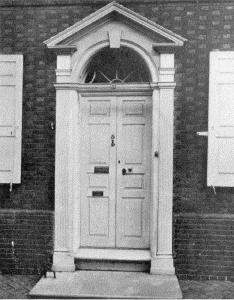 Plate XXIV.—Doorway, 5011 Germantown Avenue; Doorway,
Morris House, 225 South Eighth Street.