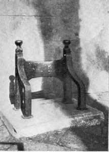 Plate XL.—Footscraper, Wyck; Old Philadelphia
Footscraper; Footscraper, Third and Spruce Streets; Footscraper,
Dirck-Keyser House, Germantown.