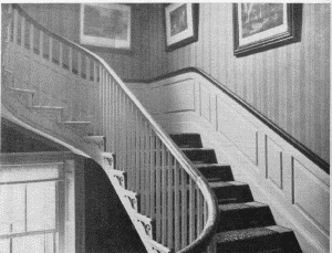 Plate LIX.—Staircase Detail, Upsala; Staircase
Balustrade, Gowen House, Mount Airy.