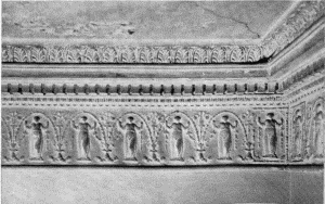 Plate LXXIV.—Ceiling Detail, Solitude; Cornice and
Frieze Detail, Solitude.