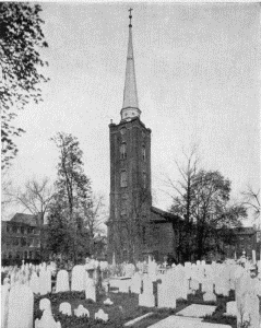 Plate XCII.—St. Peter's Church, South Third and Pine
Streets. Erected in 1761; Lectern, St. Peter's Church.