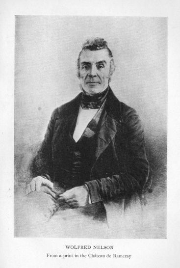 Wolfred Nelson.  From a print in the Chteau de Ramezay.