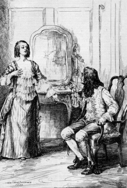 THE AMOUR DRAWS TO AN END

I told him I thought he grew sick of me; and he
answered in a heat that truly so he was