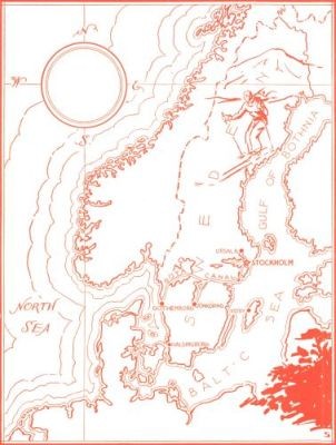 
A MAP OF SWEDEN