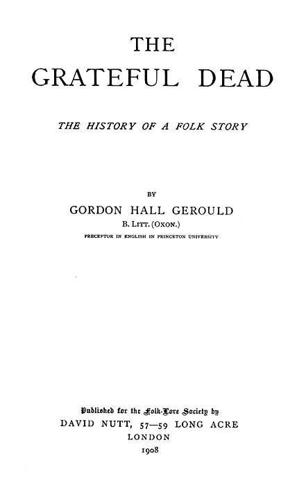 Original Title Page.