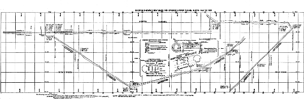 Diagram Showing New Lines and Grades in River Tunnel
            North, May 13, 1908