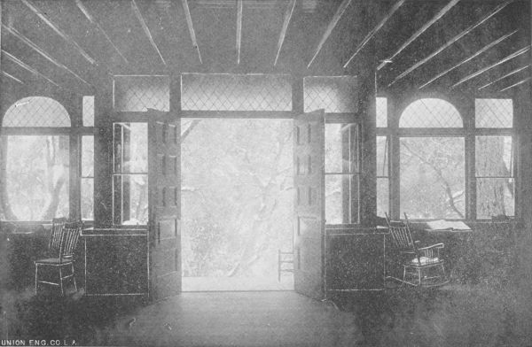 Looking Through Open Door of Alpine Tavern, Mount
Lowe.