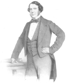 M. Jacobs, magician, ventriloquist, and bold imitator of
John Henry Anderson. From a rare lithograph now in the Harry Houdini
Collection.