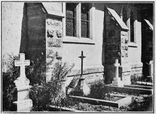 The last resting place at Zermatt of some English
climbers.
To face p. 11.