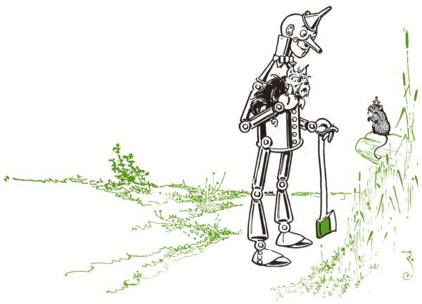 Tinman talking to the queen Tinman talking to the queen