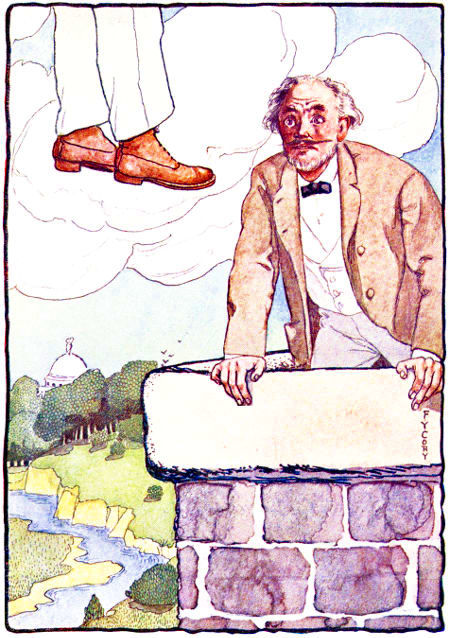 The eyes of the Frenchman were actually protruding
from their sockets