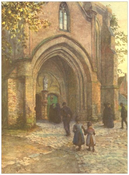 NIEUPORT—
Church Porch (Evensong).