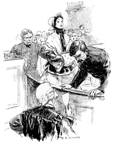 “SHE STEPPED INTO THE DOCK AS THOUGH SHE WERE ENTERING A
BALL-ROOM” (p. 155).
