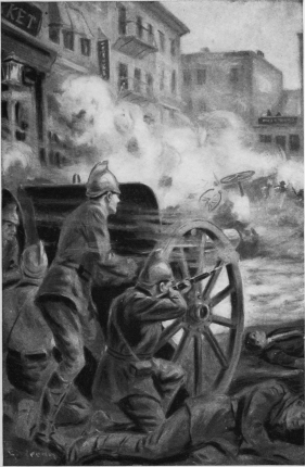 “A battery of artillery cleared the barricades and the
slaughter began”