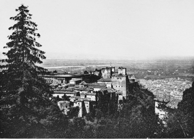 The Alhambra, Granada, and the Vega from the
Generalife.