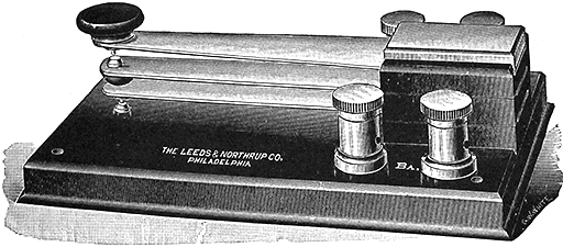 Fig 547Double contact key It is of especial value in connection with a Wheatstone bridge