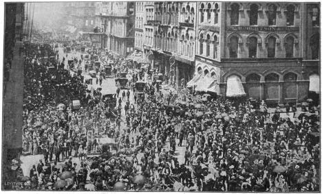 Image not available: CHICAGO STREET LIFE, WASHINGTON STREET AND WABASH
AVENUE.