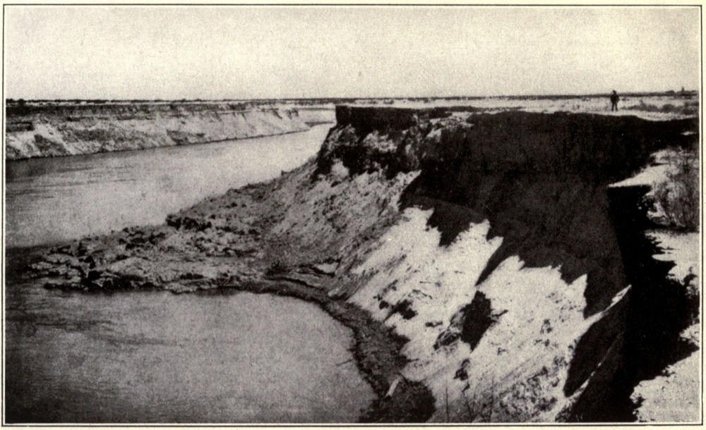 Channel Cut by the Runaway River on Its Way to the
Salton Sea
