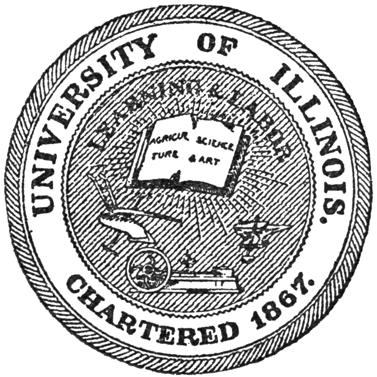UNIVERSITY OF ILLINOIS.
      CHARTERED 1867.