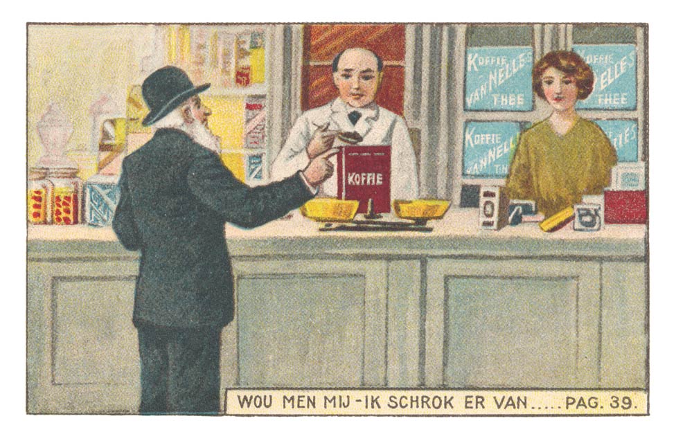 WOU MEN MIJ—IK SCHROK ER VAN..... PAG. 39.