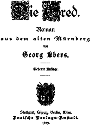 Georg Ebers: Die Gred