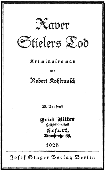 Titeblatt