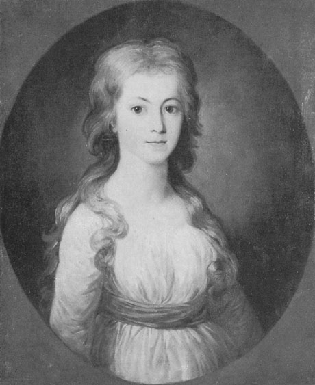 Elisa von der Recke um 1775, porträtiert von Tischbein.